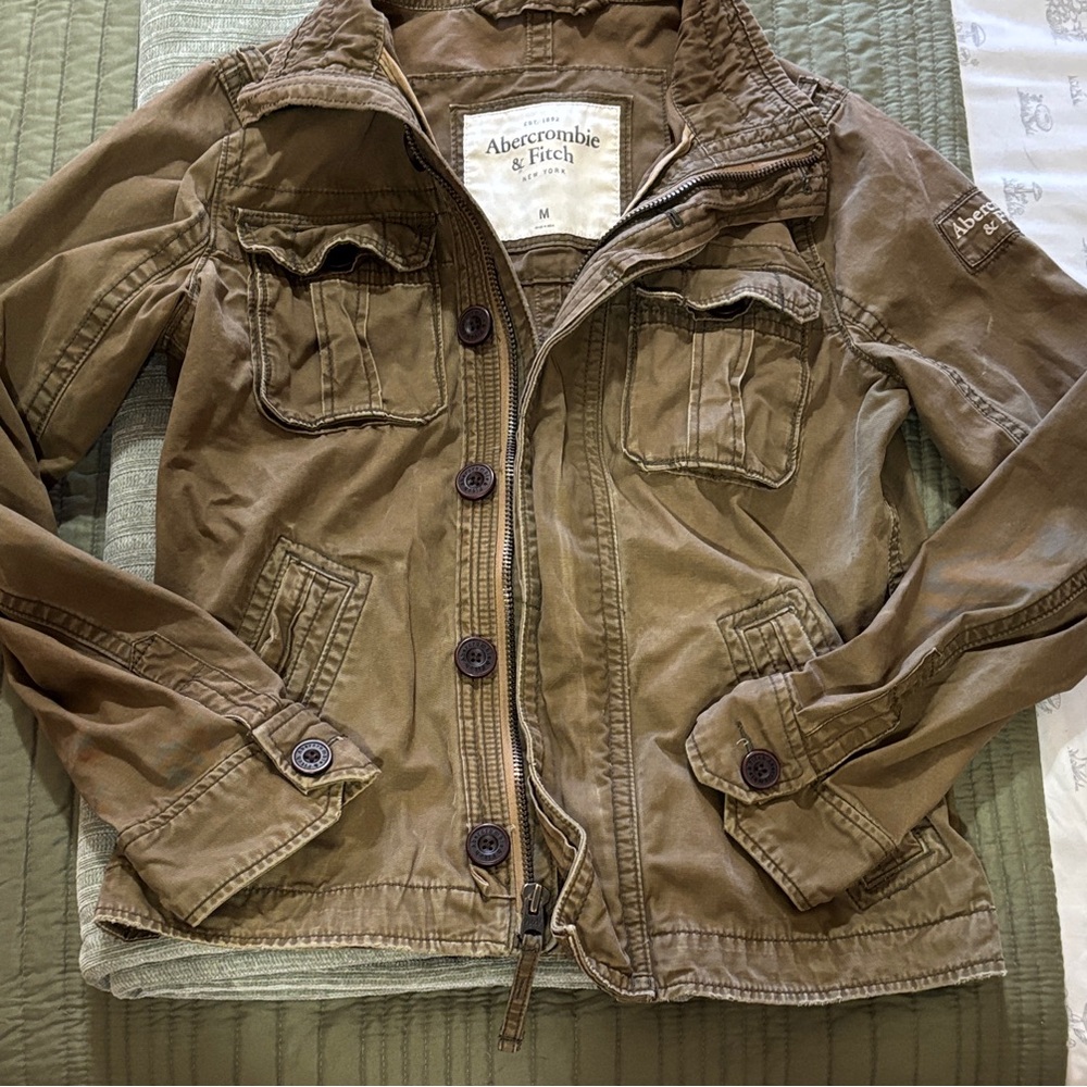 Abercrombie & Fitch Olive Green Jacket